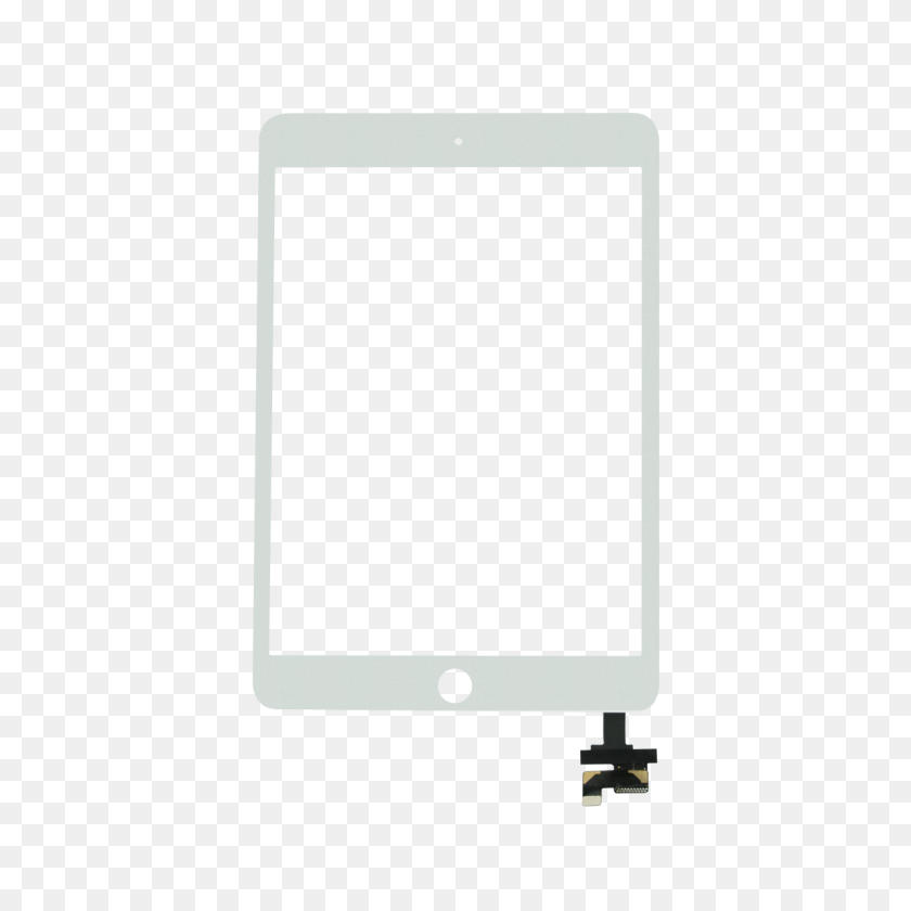 1200x1200 Apple Ipad Mini Touch Screen Glass White - White Ipad PNG