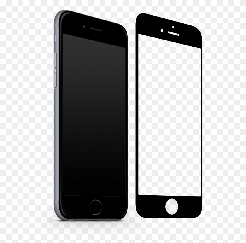 1194x1179 Iphone De Apple - Iphone Negro Png