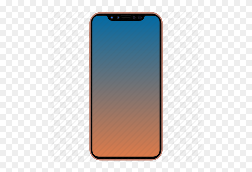 512x512 Apple, Iphone, Iphone Iphone Pro, Iphone X, Smartphone Icon - Smartphone Icon PNG
