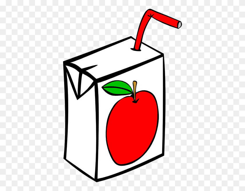 408x596 Apple Juice Carton Clip Art - Juice Carton Clipart