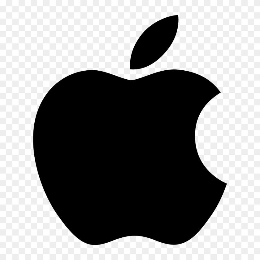 1000x1000 Logotipo De Apple Negro - Apple Png