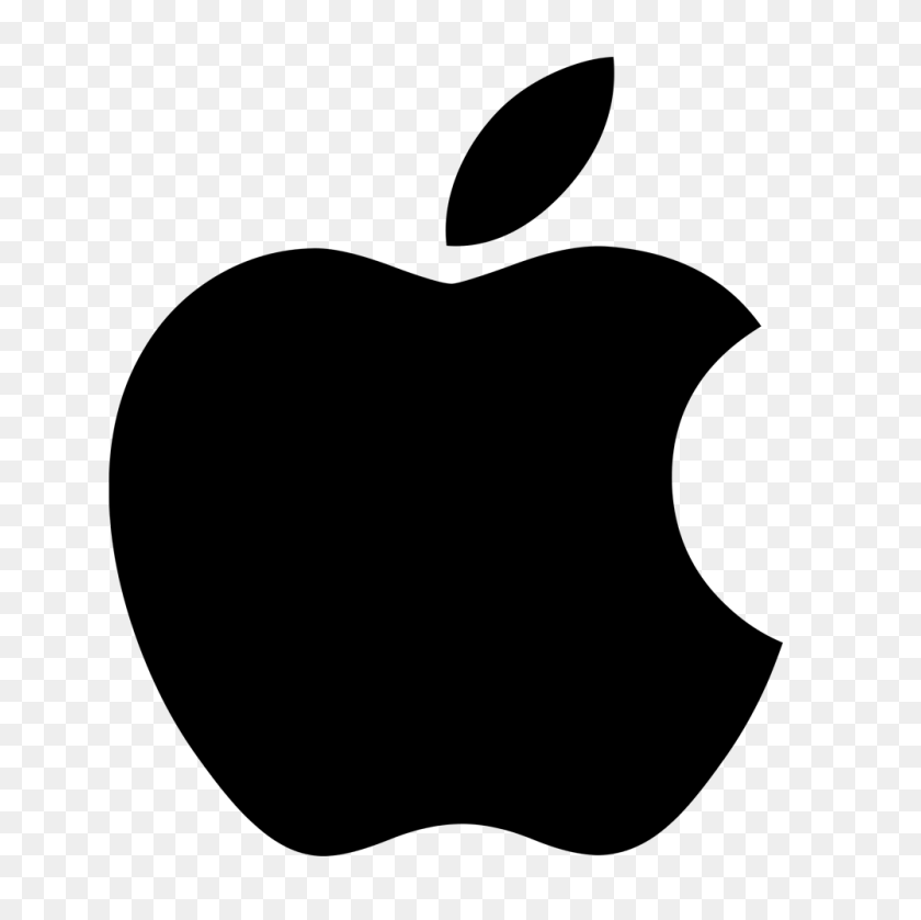 1000x1000 Логотип Apple Черный Png Прозрачный - Углерод Png