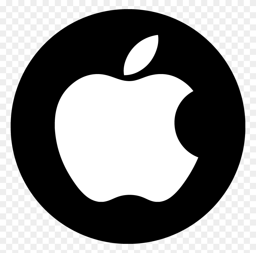 770x770 Логотип Apple С Черным Закругленным Изображением Png - Логотип Apple В Png