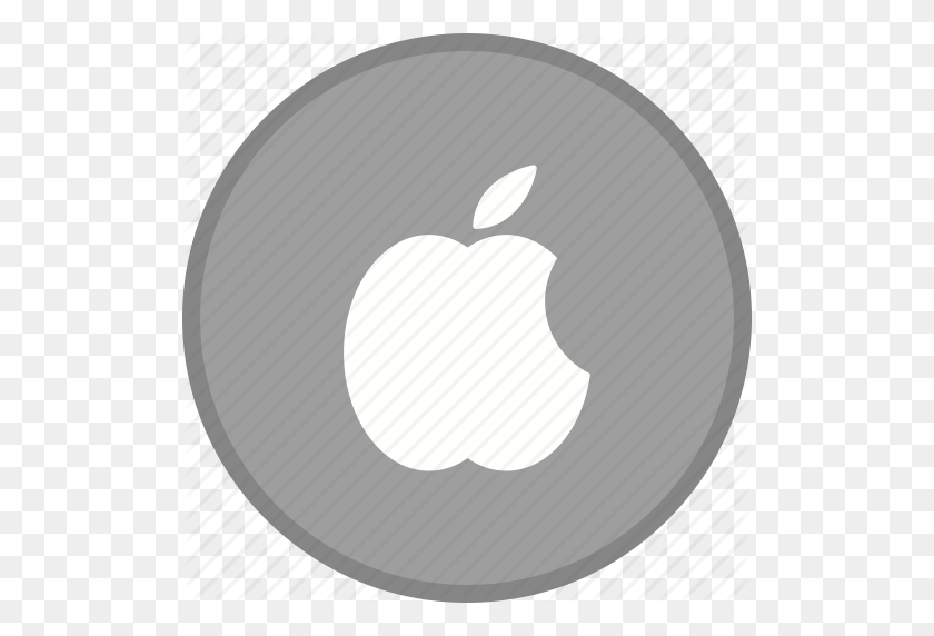 512x512 Apple, Logotipo, Medios, Seo, Social, Icono Web - Logotipo De Apple Blanco Png
