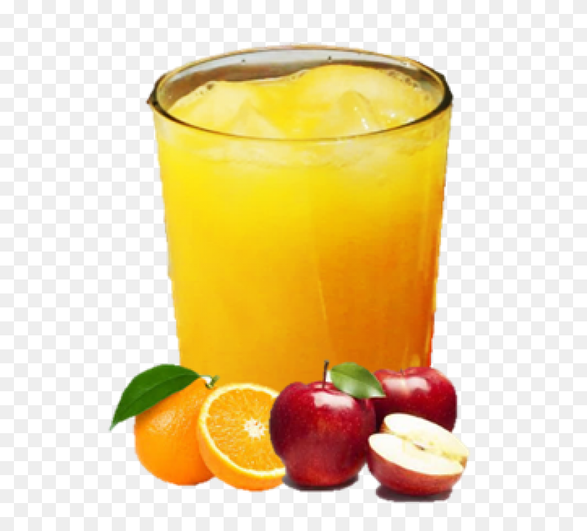 600x700 Apple Orange Juice - Apple Juice PNG