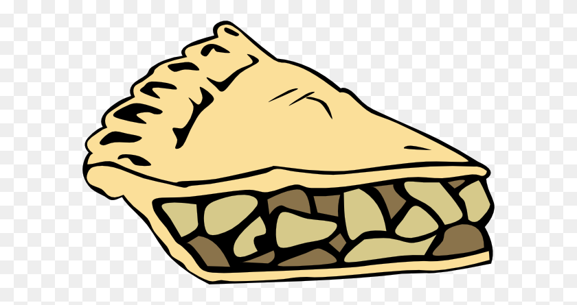 Apple Pie Slice Clip Art Pie - Slice Of Pie Clipart