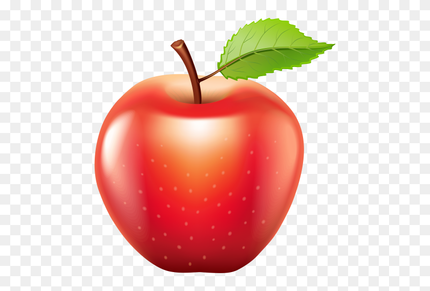 480x509 Apple Png - Red Apple PNG