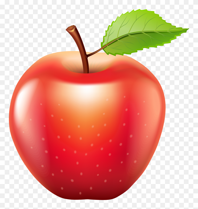 1888x2000 Apple Png Clip Art - Red Apple Clipart