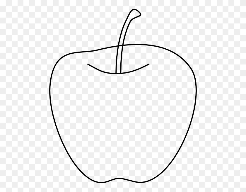 504x595 Apple Sketch Clipart Clip Art На Clker Com Vector Online - Эскизный Клипарт