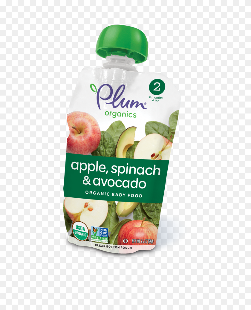 1200x1505 Apple, Spinach Avocado - Baby Food PNG