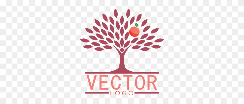 288x300 Вектор Логотип Яблони - Логотип Дерево Png