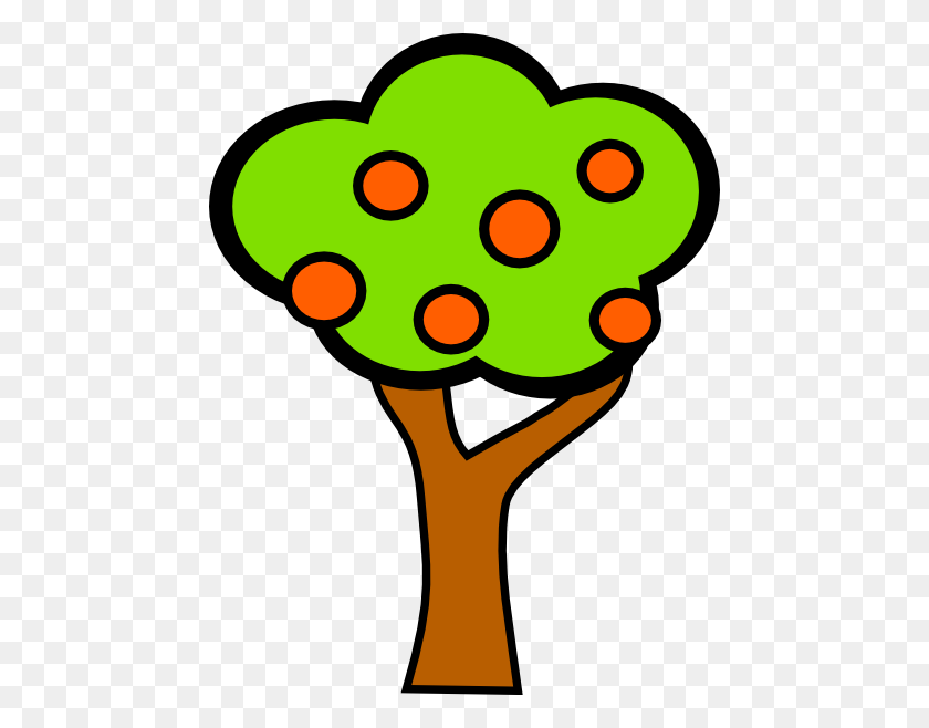 462x598 Apple Tree Png, Clip Art For Web - Yellow Apple Clipart