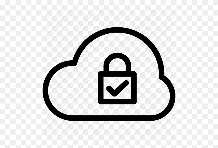 512x512 Applications, Backup, Cloud, Cloud Secure, Connection, Creative - Cloud Shape PNG