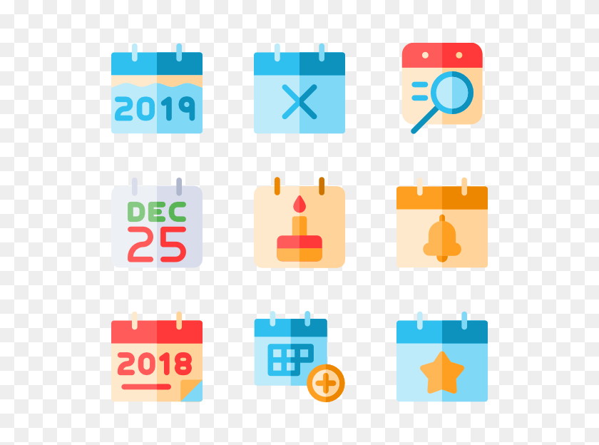 600x564 Appointment Icons - Calendar 2018 PNG