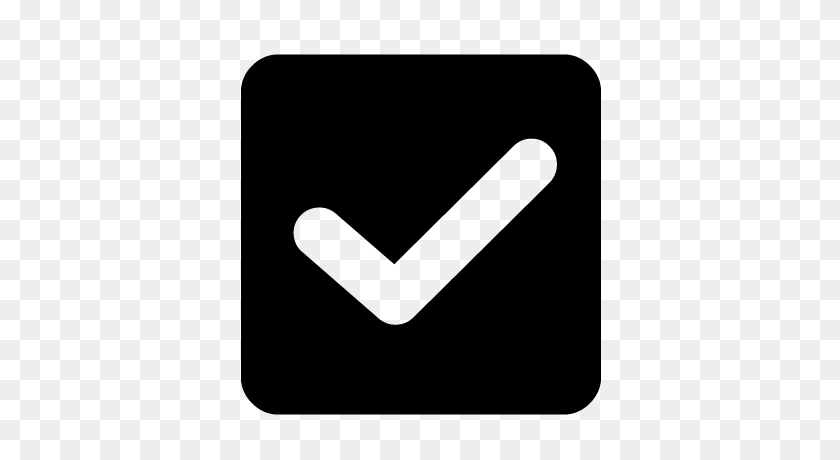 400x400 Approved, Done, Icon Free Download Png Vector - White Check Mark PNG