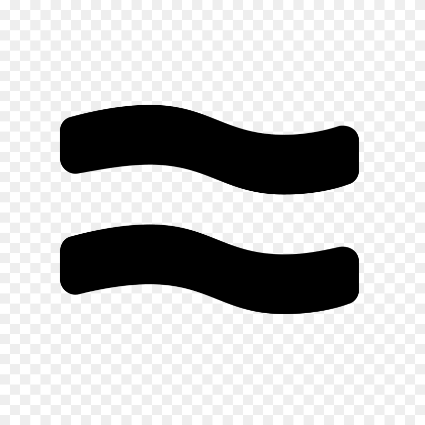 1600x1600 Approximately Equal Icon - Wavy Line PNG