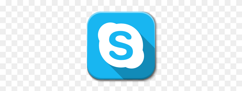256x256 Aplicaciones Skype Icon Flatwoken Iconset Alecive - Aplicación Png