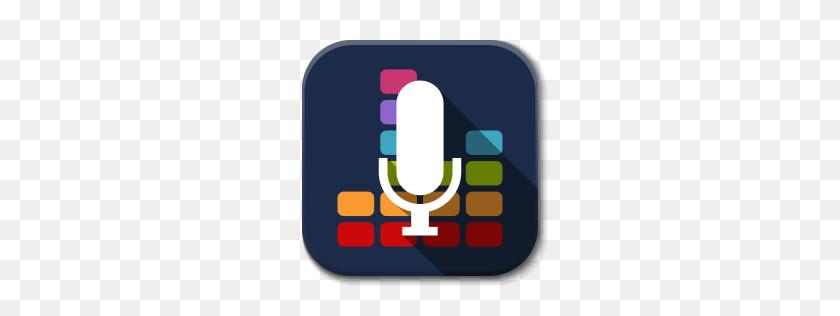 256x256 Apps Volume Recorder Icon Flatwoken Iconset Alecive - Recorder PNG