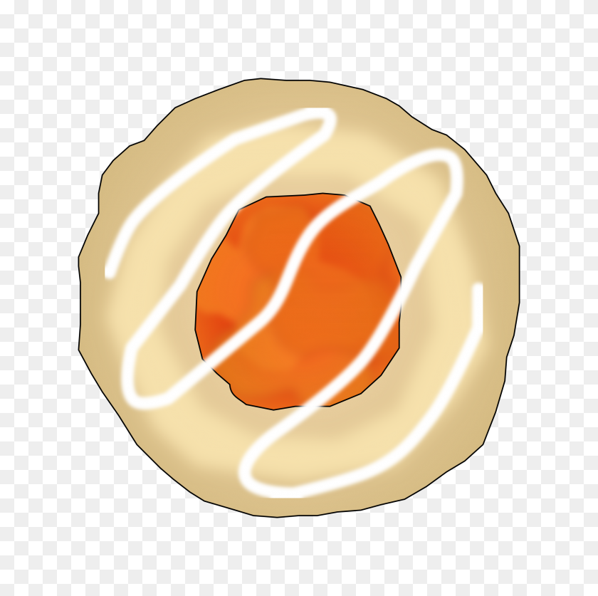 2400x2392 Apricot Thumbprint Cookie Icons Png - Thumbprint PNG