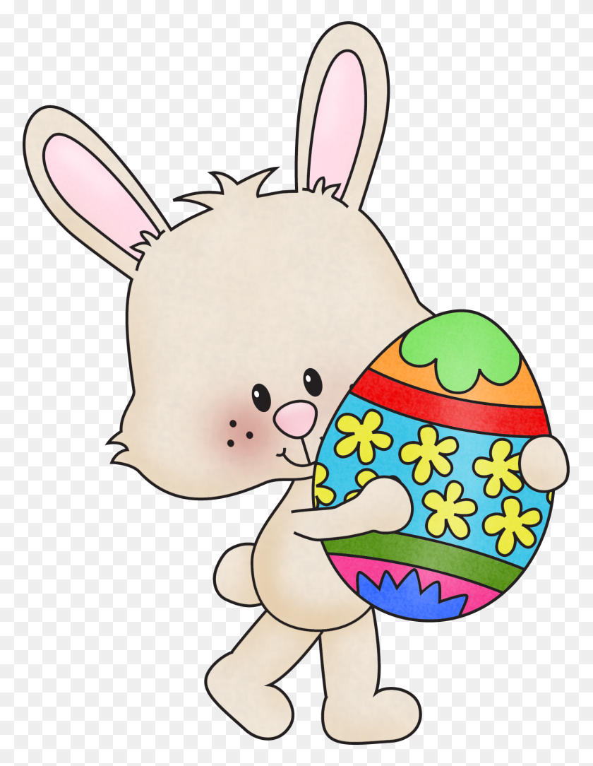 775x1024 April Border Clipart - Animated Easter Clipart