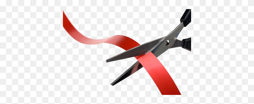 424x283 April Ribbon Cutting! - Ribbon Cutting PNG