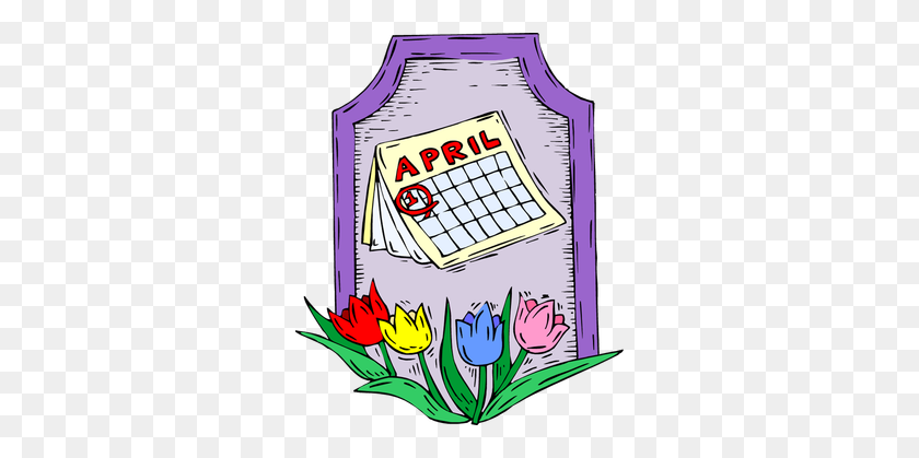 300x359 April Showers Bring May - April Flowers Clip Art