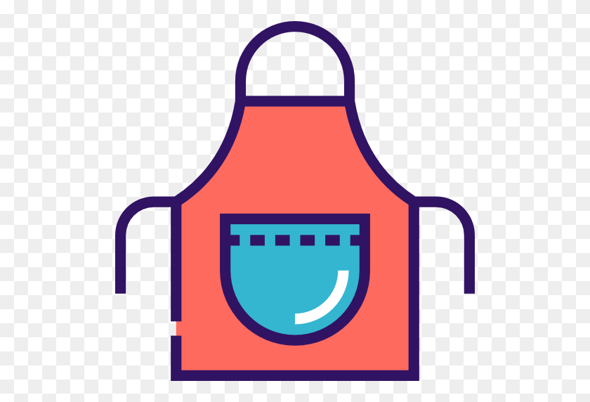 512x512 Apron - Chef Hat And Apron Clipart