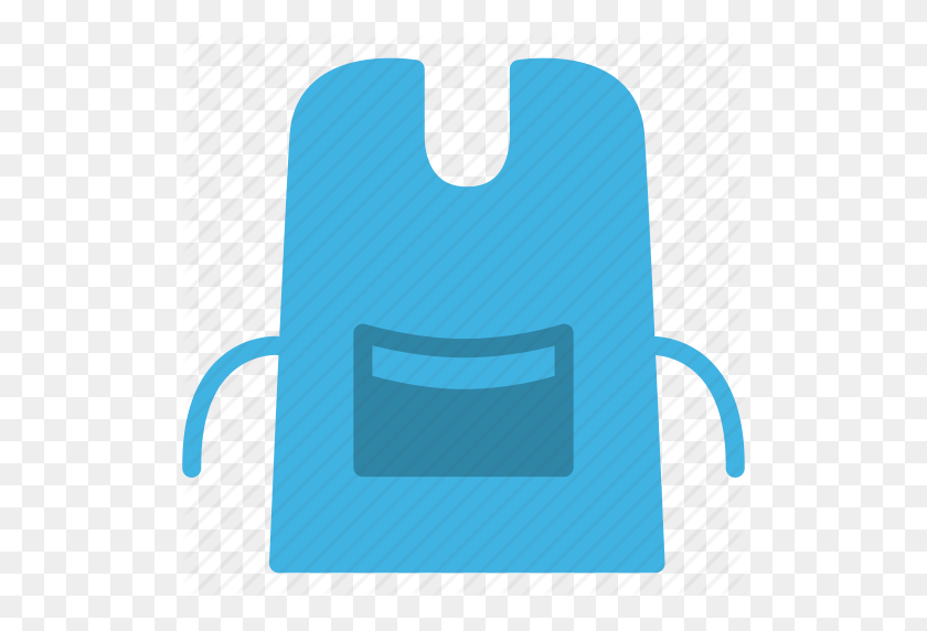 512x512 Apron, Chef, Clothing, Cooking, Kitchen Icon - Apron PNG