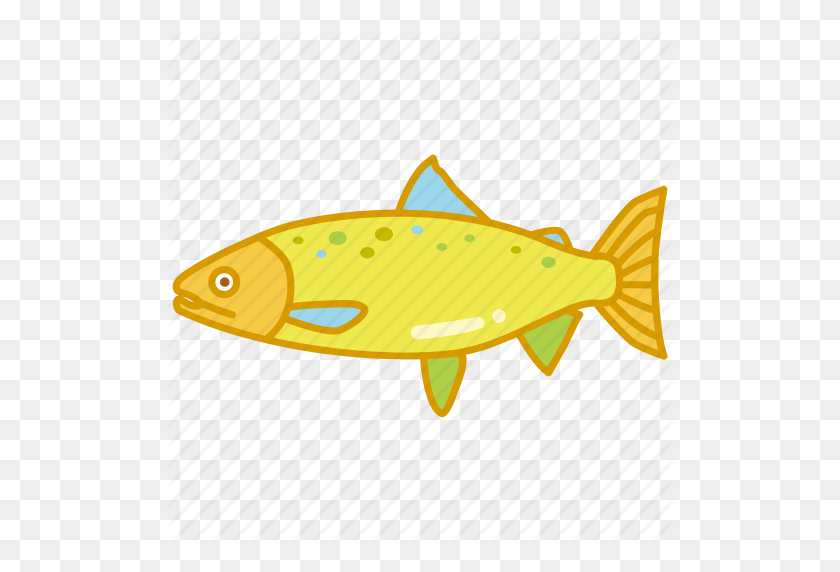512x512 Aquaculture, Atlantic, Farming, Fish, Fishing, Salmon, Trout Icon - Trout PNG