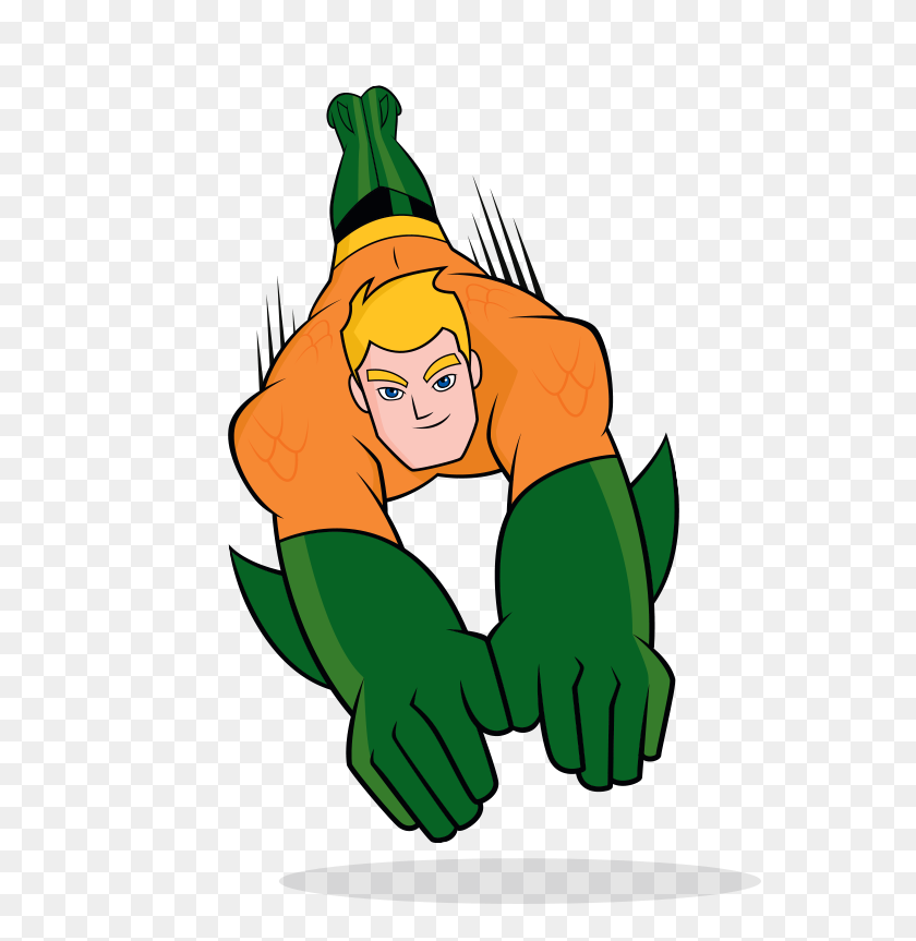 565x803 Aquaman - Scooby Doo Clipart