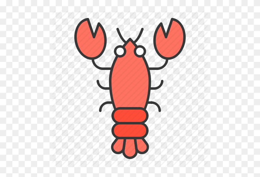 512x512 Aquatic Animal, Lobster, Ocean Icon - Ocean Animals Clip Art