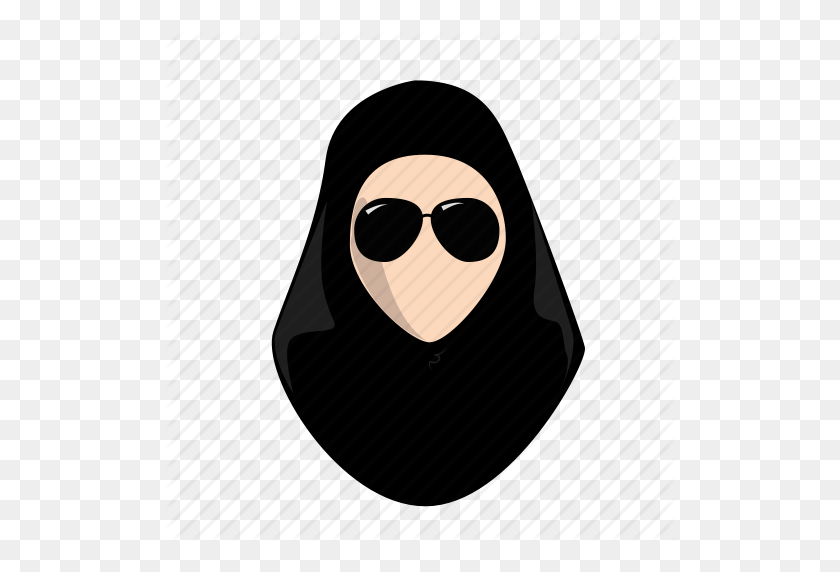 512x512 Árabe, Moda, Mujer, Hijab, Dama, Estilo, Icono De Mujer - Hijab Png