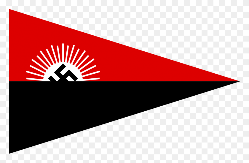 1345x844 Arbeiterjugend - Nazi Flag PNG