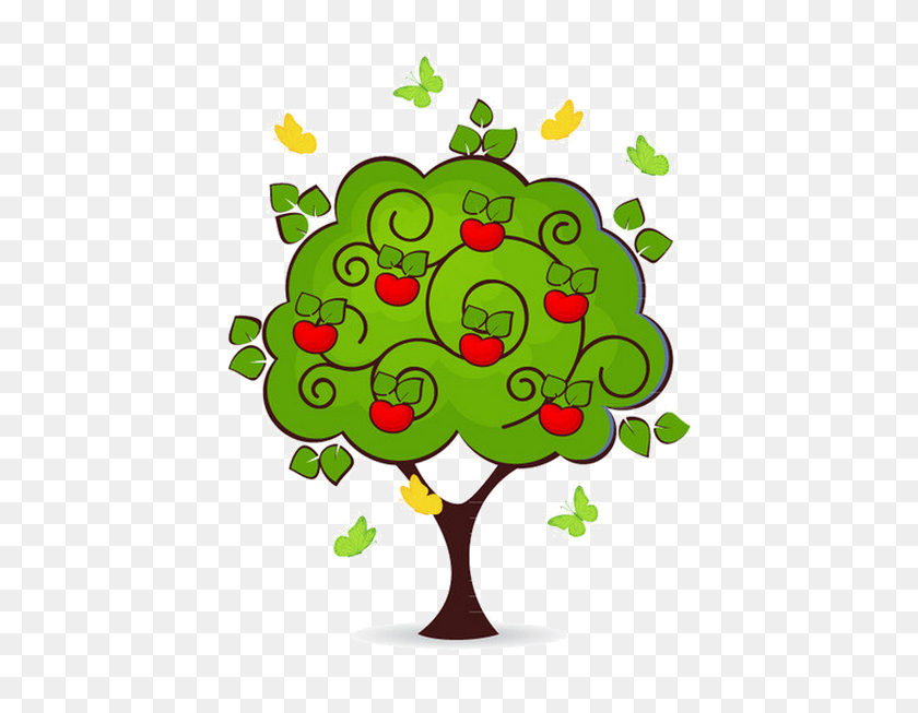 447x593 Arbre,tubes,png Vector Design, Tree - Cherry Tree PNG