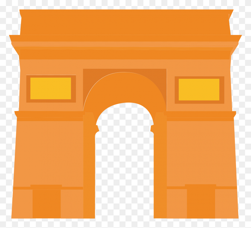 2000x1801 Значок Arc De Tromphe - Клипарт Триумфальная Арка