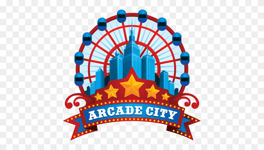 440x418 Arcade City Our Modern Arcade Face Amusement - Arcade PNG