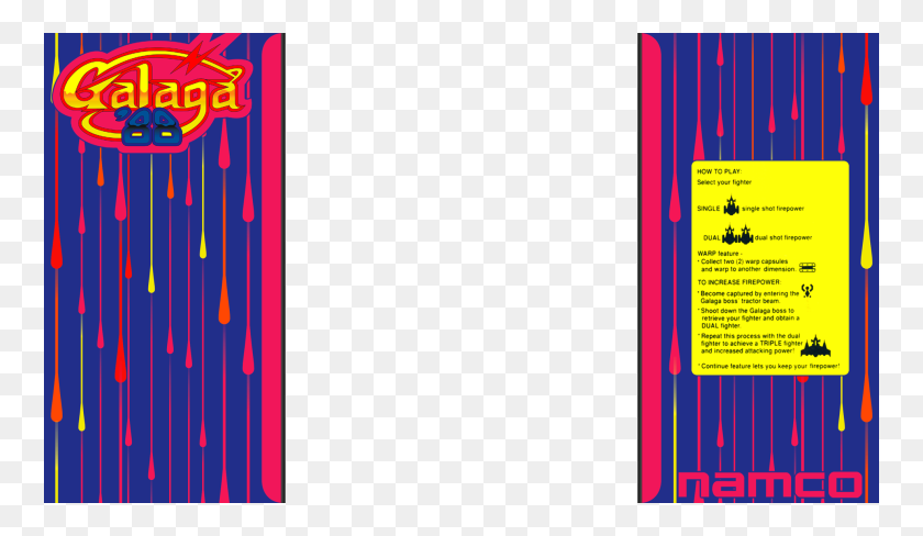760x428 Arcade Overlays - Galaga PNG