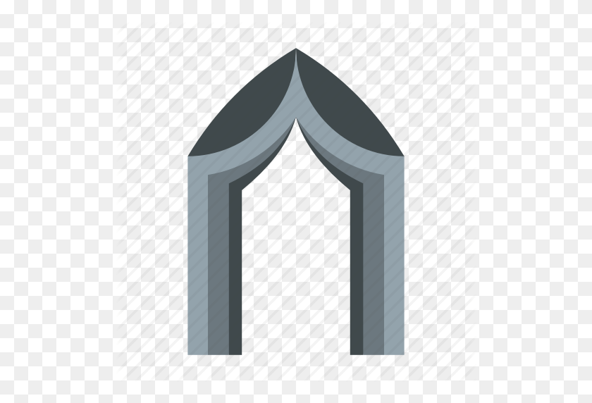 512x512 Arch, Architectural, Architecture, Frame, Gothic, Portal, Shape Icon - Gothic Frame PNG