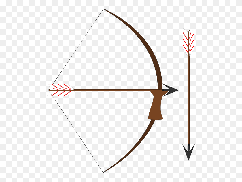 512x573 Archery Arrow Cliparts - Feathered Arrow Clip Art