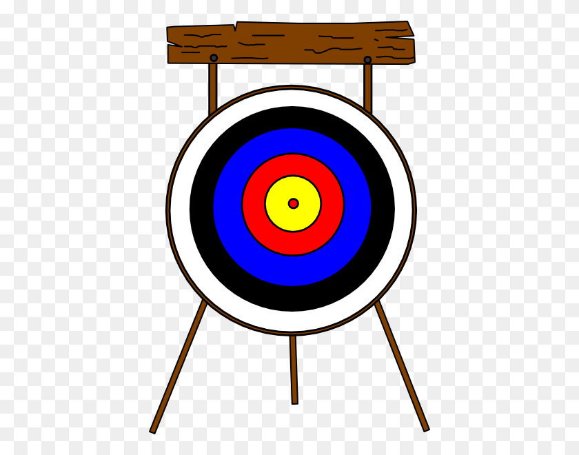 408x600 Archery Cliparts - Archery Clipart