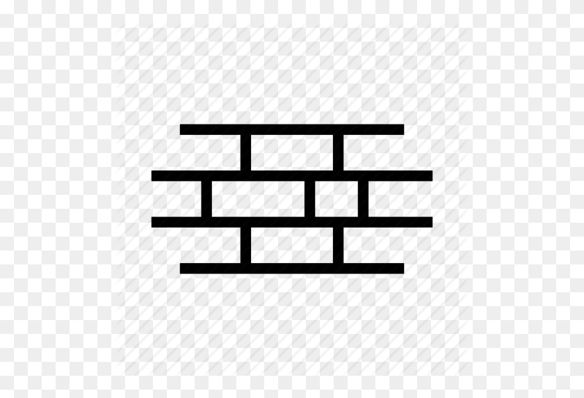 512x512 Architecture, Brick, Brick Wall, Construction Icon - Brick Wall PNG