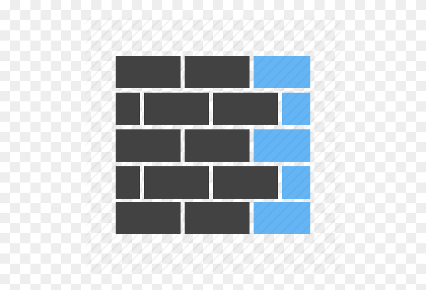 512x512 Architecture, Bricks, Building, Construction, House, Stone, Wall Icon - Wall PNG