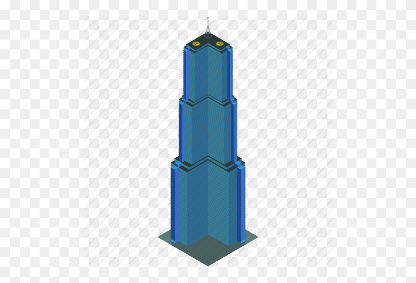 512x512 Architecture, Building, Businesses, Office, Skyscraper, Tower Icon - Skyscraper PNG