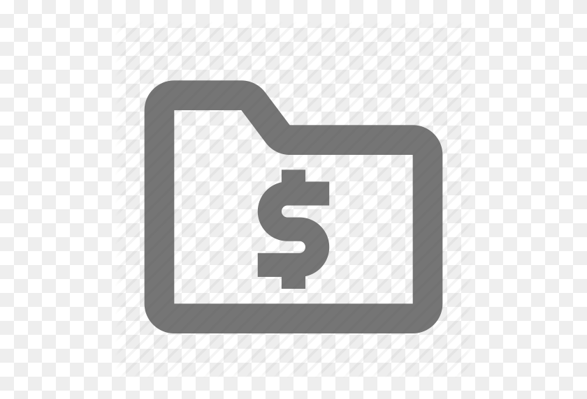 512x512 Archive, Document, Dollar, File, Folder, Money Icon - Manila Folder PNG