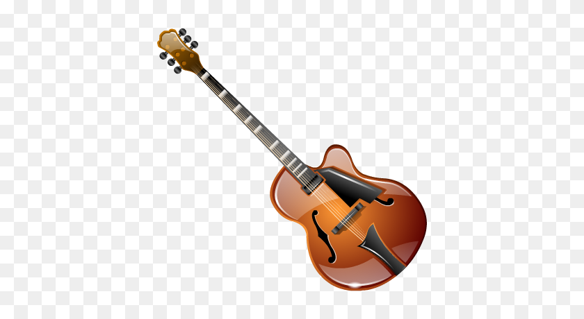 400x400 Archtop, Guitar Icon - Guitar Icon PNG