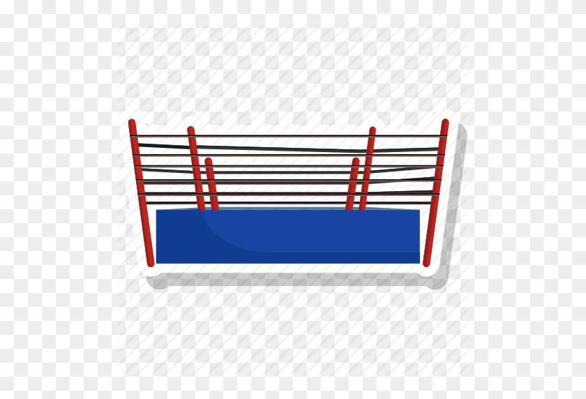 512x512 Area, Center, Fight, Fighting, Wrestling, Zone Icon - Wrestling Ring PNG