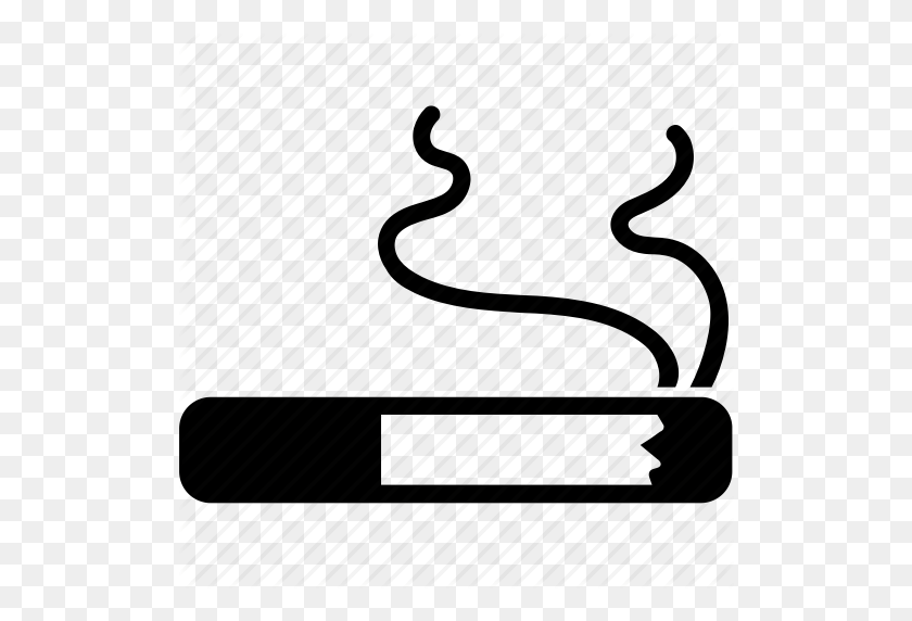 512x512 Площадь, Сигарета, Дым, Курение, Значок Табака - Сигаретный Дым Клипарт