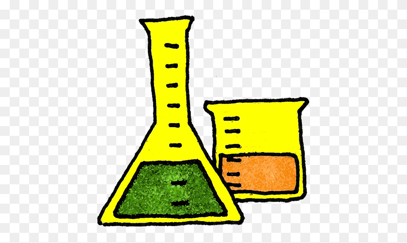 450x441 Area Clipart Volume Science - Graduated Cylinder Clipart