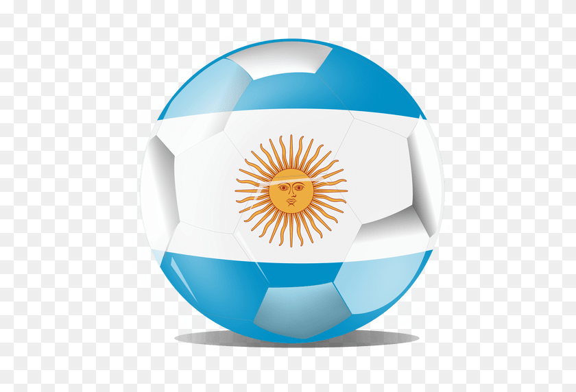 512x512 Bandera De Argentina De Fútbol - Bandera De Argentina Png