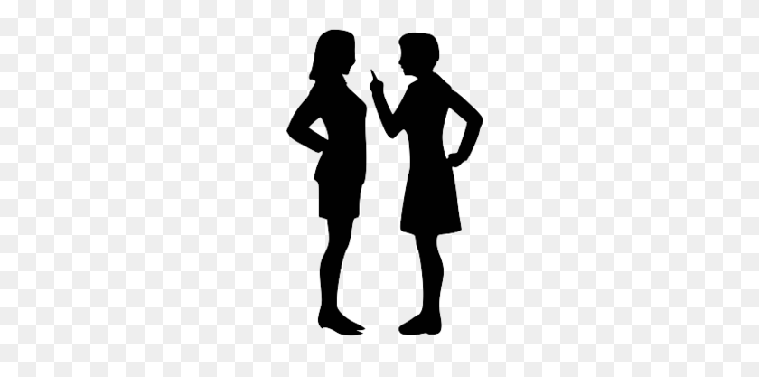 256x357 Arguing Clipart Free Clipart - Two Girls Clipart